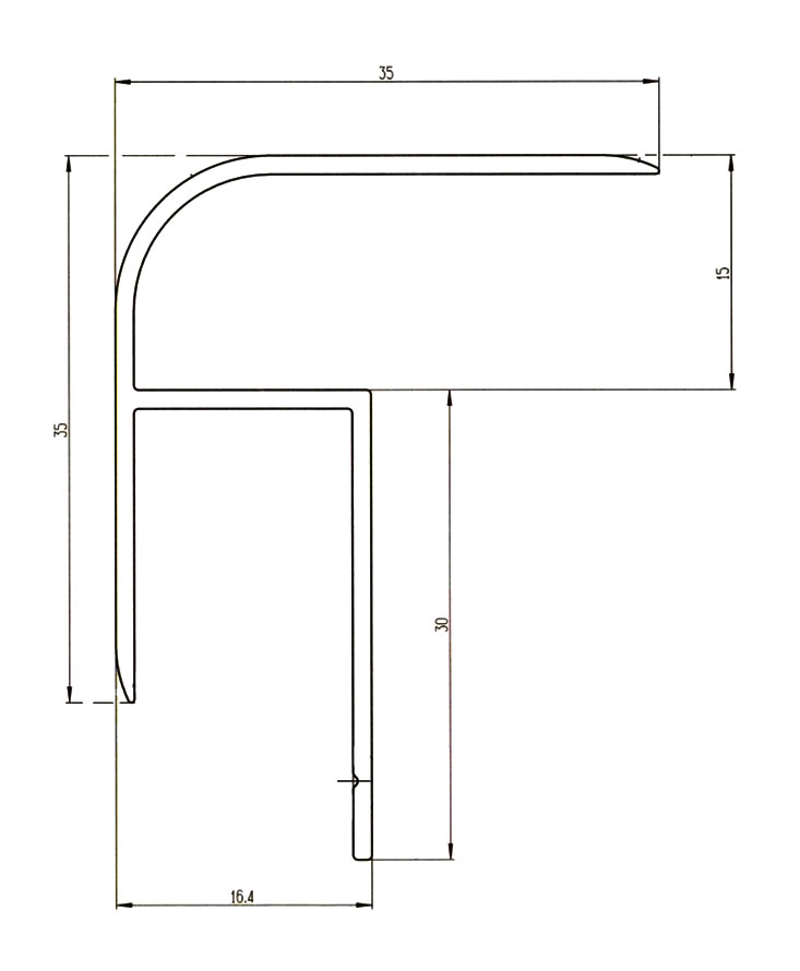 РК1.TSAН45x35 F-profile