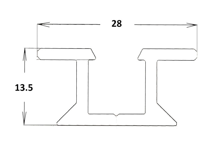 РК1.TSA Р28x14 Backlight profile for hidden system