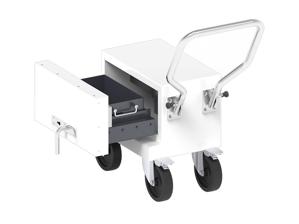 Ekranuotas kasetinis vežimėlis
